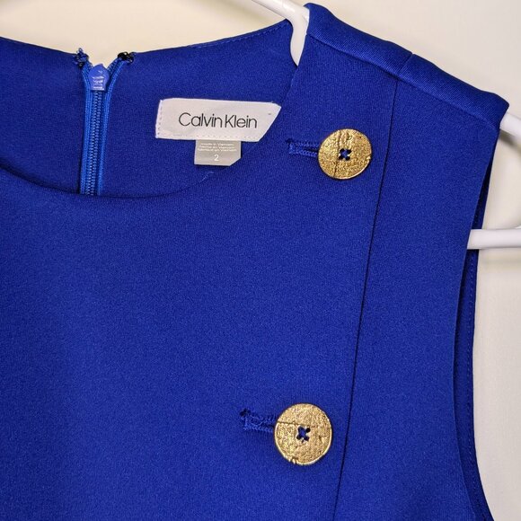 Calvin Klein Sleeveless Sheath Dress - Picture 6 of 8